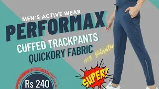 PERFORMAX | Trackpant\Joggers | Polyester | Best Gym Wear | Rs 240 | Superb Fabric | Must Buy | Ajio