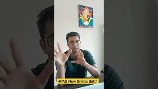 HPAS New Online Batch