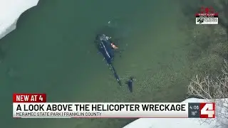 4 injured after helicopter crashes in the Meramec River
