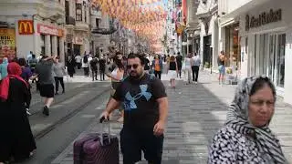 Explore the Streets of Taksim Square in Istanbul, T&uuml;rkiye | August 2023