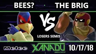 S@X 272 SSBM -  Bees? (Falco) Vs.  The Brig (Captain Falcon) - Smash Melee Losers Semis