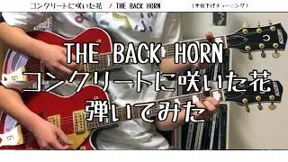 【ギター】コンクリートに咲いた花/THE BACK HORN【弾いてみた】TAB