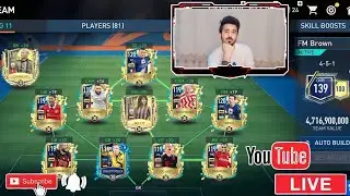 FM BROWN LIVE ! TROPHY TITANS & H2H GRIND - FIFA MOBILE 23