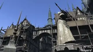 Experiencing Final Fantasy XIV(FFXIV/FF14):  Ishgard, By Day