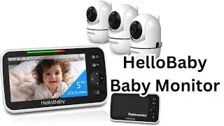 HelloBaby Baby Monitor with 3 Cameras
