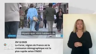 29.12.2025  La Corse, région de France où la croissance démographique est la plus rapide