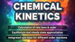 Integrated rate laws & order | Steady state approximation | Chemical Kinetics | Class12 chemistry |