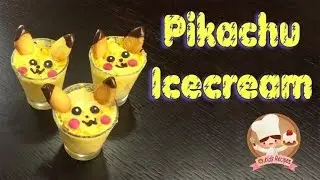PIKACHU ICE-CREAM POKEMON THEME // Easy Recipes That kids can make - Pokemon Recipes