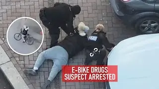 Police in #Gravesend catch drug dealer on e-bike