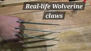 I made real-life Wolverine claws.
