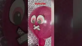 Big Emoji Balloon popping#satisfying#popping #shorts#balloonpop #fun#relaxing