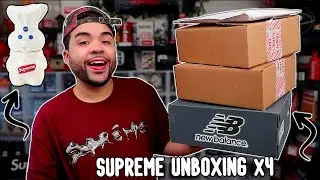 SUPREME FW22 UNBOXING x4 WEEKS WORTH & My First New Balance Pickup EVER!