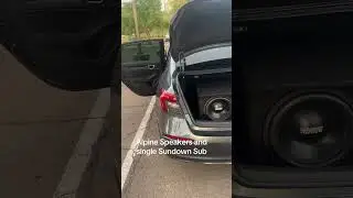 Sundown Sa-12 single sub and Alpine S series speakers!
