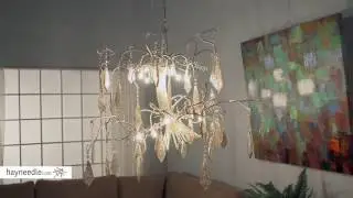 ELK Lighting Nimbus 14056/6+6 Chandelier - Antique Silver - 40W in. - Product Review Video
