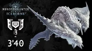 【MHW:I】MR5★ Frostfang Barioth - 3'40 - Charge Blade