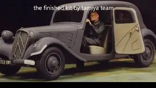 INSIDE THE BOX /citroen traction avant 11 cv -Tamiya kit 1: 35 scale