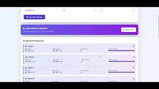 Django Based VLSM Subnet Calculator for Networking | Django+Networking 🌐| [Source Code]