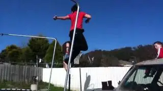 Car roof jumping #1 (Backflip)