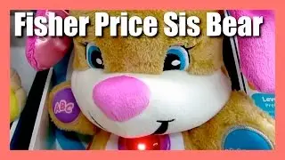 Fisher Price Laugh and Learn SIS Bear Baby Toy Learn 50 Songs and Phrases With Sis