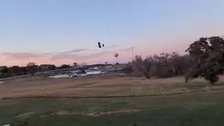 Slow Ultra Stick caught mid flight...