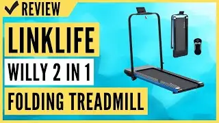 LINKLIFE Willy 2 in 1 Folding Treadmill, 2.25 HP Smart Walking Running Machine Review