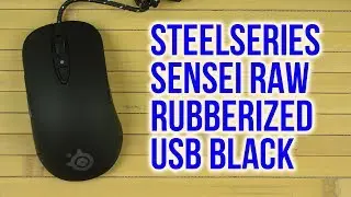 Распаковка SteelSeries Sensei RAW Rubberized USB Black