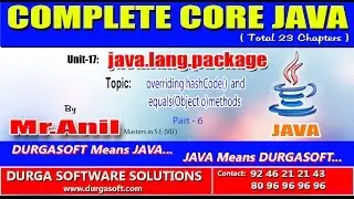 Core Java -  java.lang.package -  overriding hashCode() and equals(Object o)methods Part-6