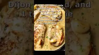 How to cook Keto Pork Chops with Creamy Garlic Sauce