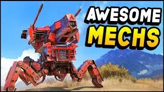 Crossout - AWESOME MECHS but  Randomly Generated Mech Builds
