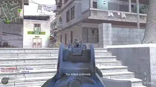 Call Of Duty 4 SMG rush  mp_citystreets