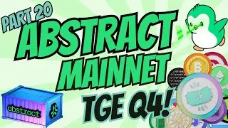 ✳️ Abstract Series 20: New Badge, XP Rules, TGE Delayed + OpenSea Shipment