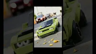 Pure muscle, brick by brick LEGO 77237 Speed Champions Dodge Challenger SRT Hellcat Sports Car