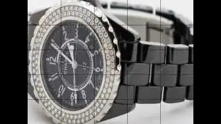 Chanel J12 Black Ceramic Ladies Watch H0949
