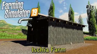 Building A Hay Barn To Make Perfect TMR!! Ischia Farm #15 FS19 Time-lapse