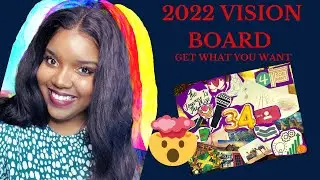 HOW TO MAKE A Vision Board That Actually Works ! | Goal Setting To Get What You Want | 2022