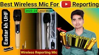 Best wireless mic for reporting channel⚡️Easter kh UHF Wireless Microphone System