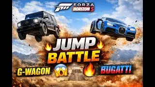G-Wagon vs Bugatti 🔥 Jump Test | Kaun Hai Real Beast? | Forza Horizon 5 | F3Games