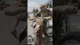 42 seconds! Craig Delong pit stop Snowshoe GNCC #kwolfemedia #supercross #gncc