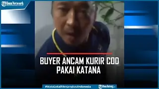 Detik-detik Buyer Ancam Kurir COD Pakai Katana Akhirnya Ditangkap Polisi