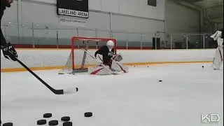 Goalie Drills: Lateral Movement Goalie Drill
