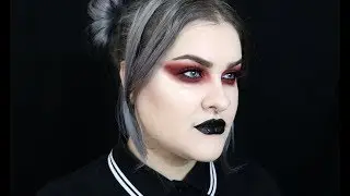DARK RED SMOKY EYE TUTORIAL/ JESSICA HAZE INSPIRED 'CRACK EYE' LOOK | jezkamakeup
