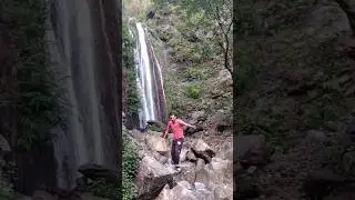 Nature's power in motion 🌊✨ #waterfall #uttrakhandhills #weather #travel #corbett #kotabagh