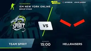 [RU] Spirit vs HellRaisers (0-0) BO3 ПРЯМАЯ ТРАНСЛЯЦИЯ