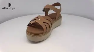 TIMBERLAND SAFARI DAWN ANKLE STRAP SANDAL RUST NUBUCK