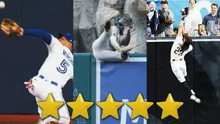 5-star catches across MLB in 2025! ⭐️⭐️⭐️⭐️⭐️ (Best defensive plays!)