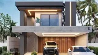 Tutorial Part 1 - How to make modern house modeling in 3ds max , subscribe now ...