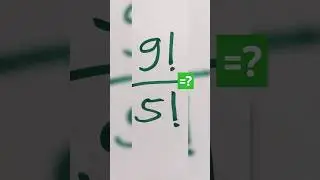 Factorial Trick #shortvideo #shorts #maths #mathstricks #mathematics