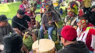 Southern Soul live @ Sounds of Thunder Mountain Powwow 2024 (singing a northern song)