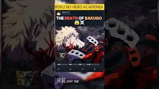 The DEATH of BAKUGO 😱☠️ | #myheroacademia #edit #mha #amv #anime