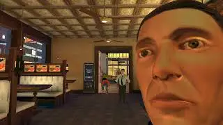 (trigger warning for uhh bar fight) this is a me on a game called Drunken Bar Fight ;3